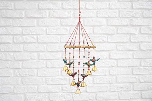 Décoration murale en bois (20 x 45 x 5 cm, multicolore)