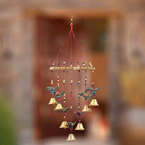 Décoration murale en bois (20 x 45 x 5 cm, multicolore)
