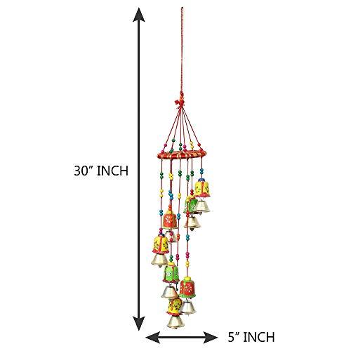 Décoration murale en bois, multicolore, 76 cm