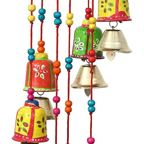 Décoration murale en bois, multicolore, 76 cm